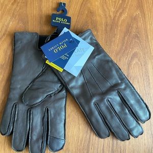 Polo Ralph Lauren Napa Leather Touch Gloves - L